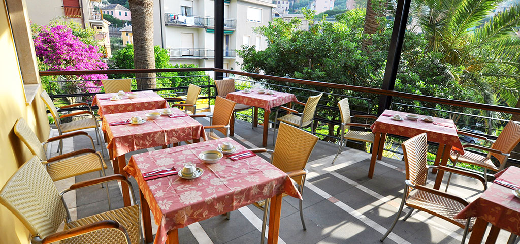 Hôtel Villa Adriana - Petit déjeuner - Monterosso al Mare - Cinq Terres - Liguria - Italie